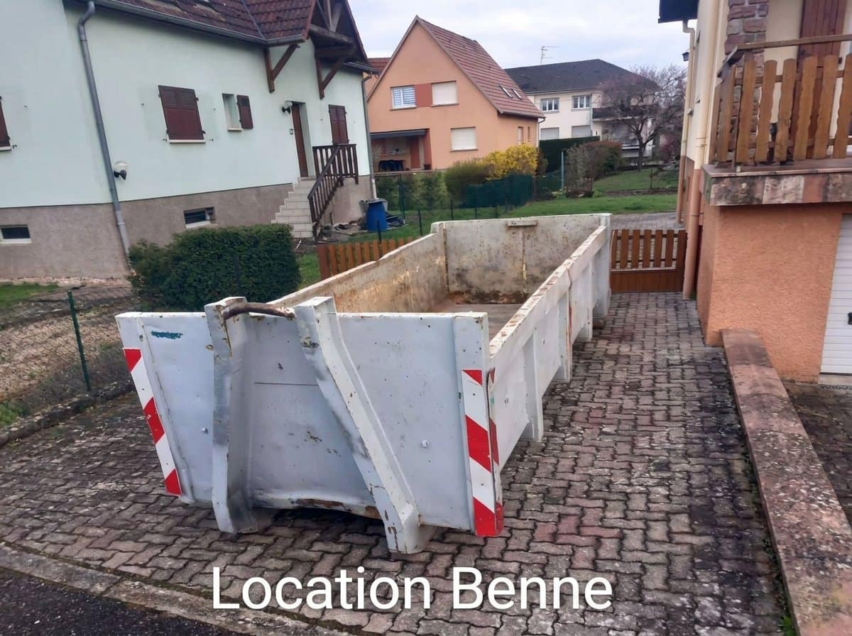Déblaiement & débarras à Ostwald — Location Benne