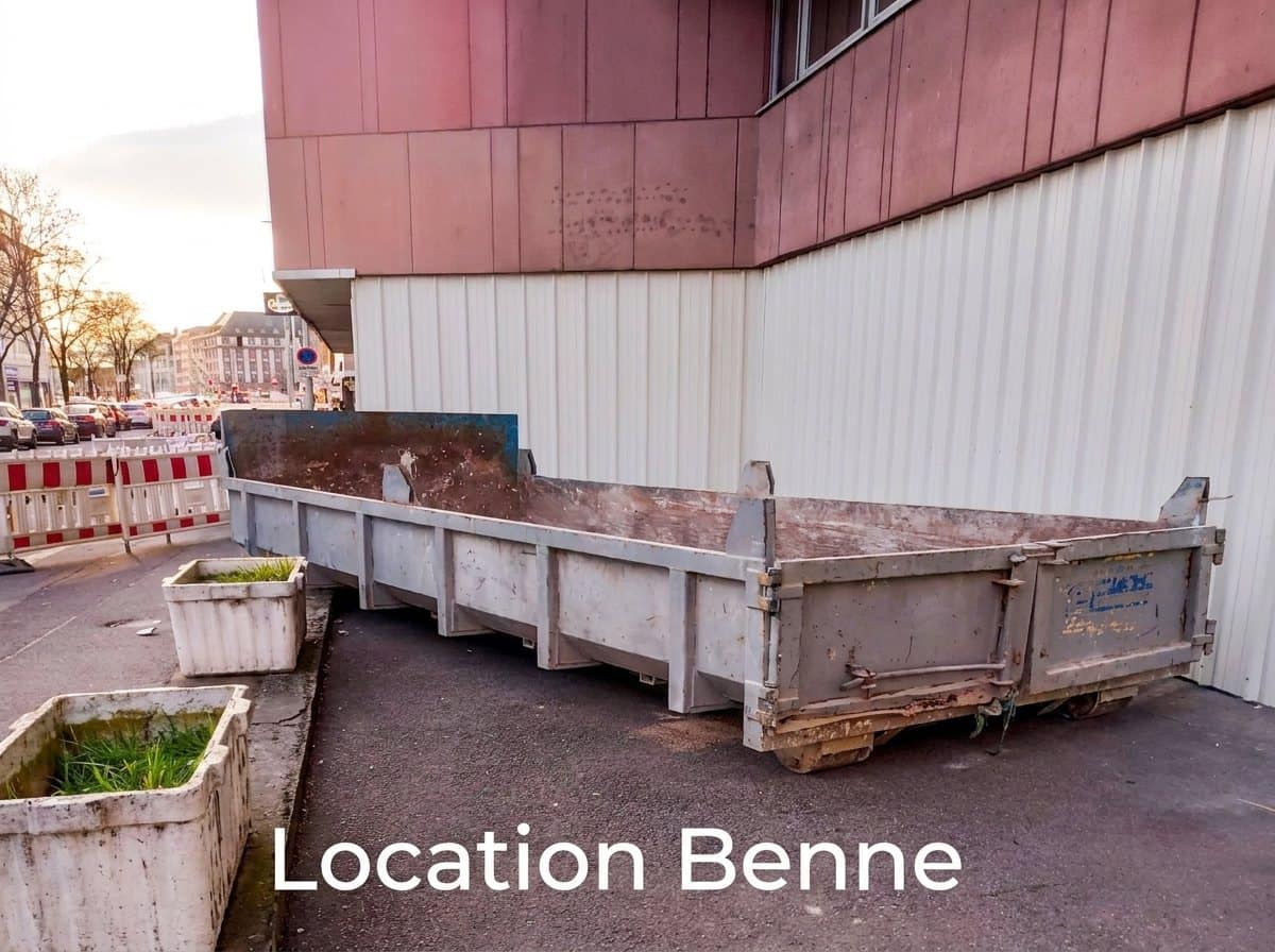 Démolition à Ostwald — Location Benne